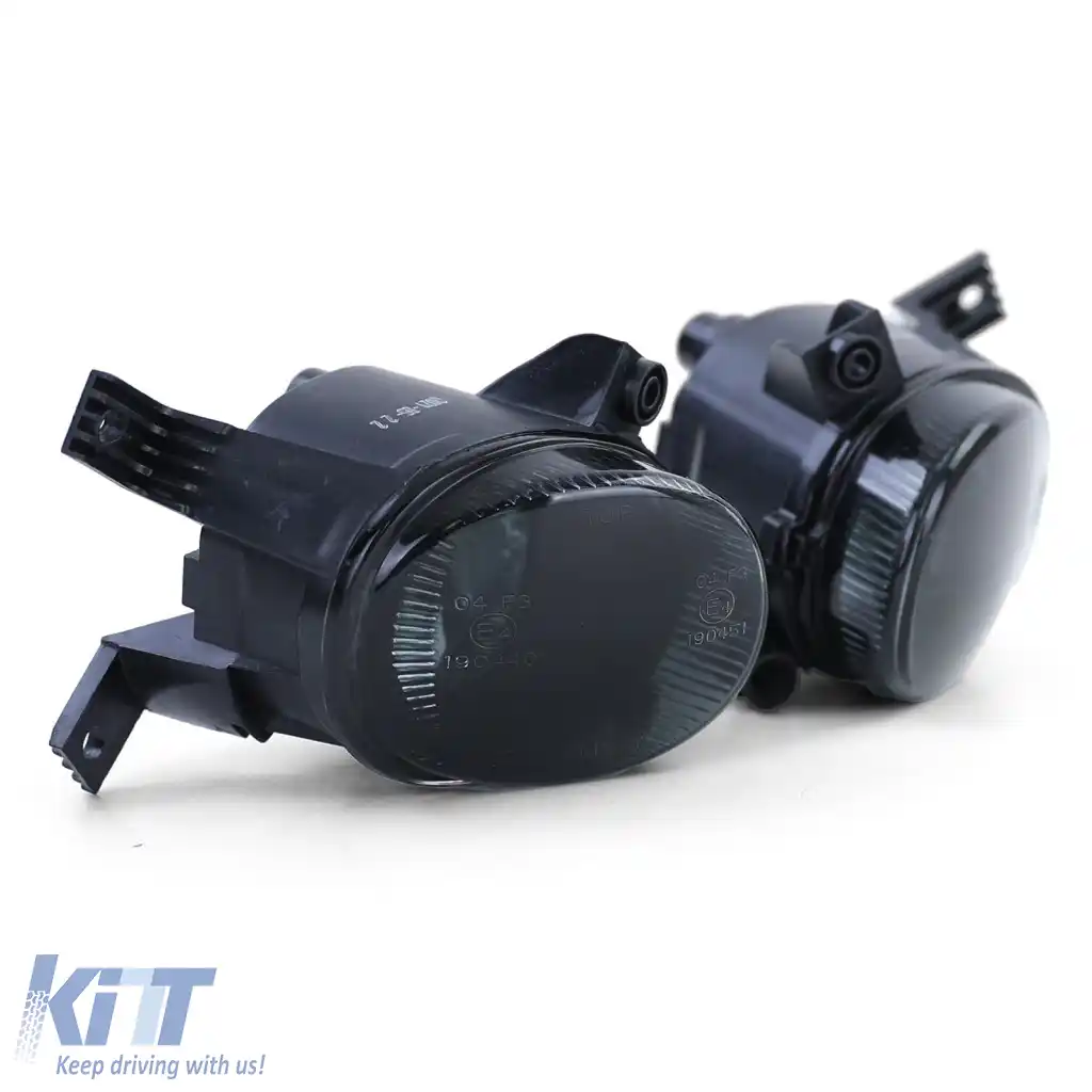 Set de faruri de ceață din sticlă clară cu fum negru, potrivit pentru Audi A3 8P1 8P7 A4 B7 8E B6 8H-image-6278493