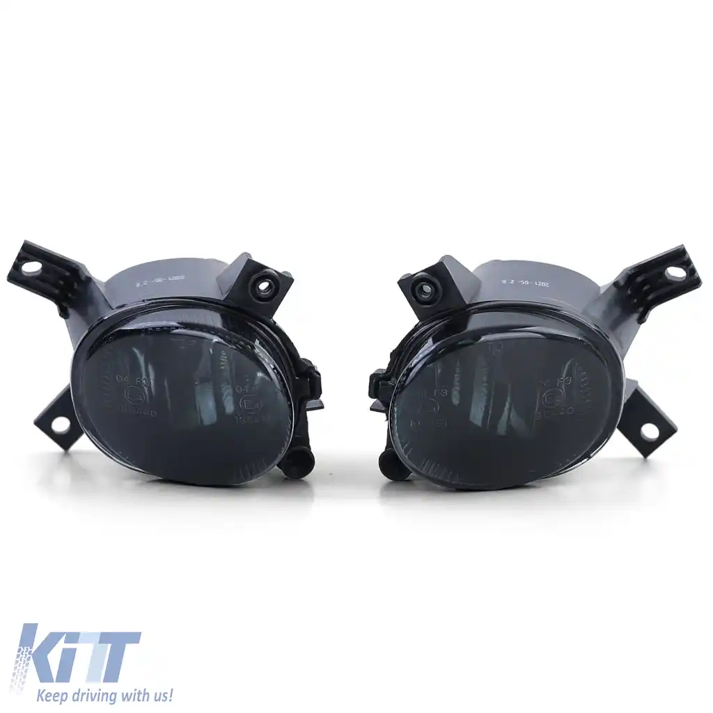 Set de faruri de ceață din sticlă clară cu fum negru, potrivit pentru Audi A3 8P1 8P7 A4 B7 8E B6 8H-image-6278494