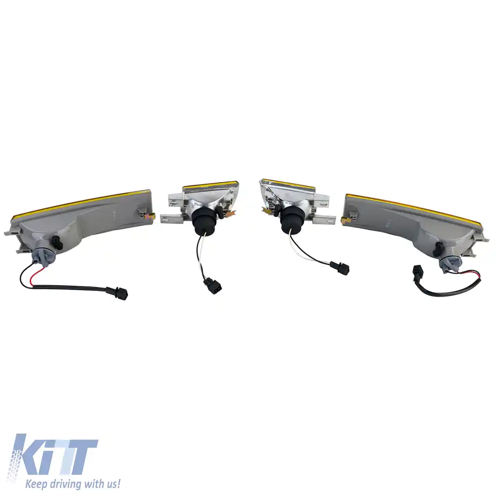 Set de faruri de ceață din sticlă clară galben cu indicator, potrivit pentru VW Golf 3 91-97-image-6206042