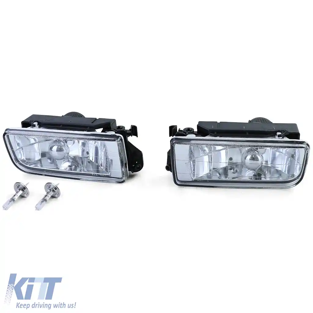 Set de faruri de ceață din sticlă clară, potrivit pentru BMW Seria 3 E36, inclusiv M3 90-99-image-6209297