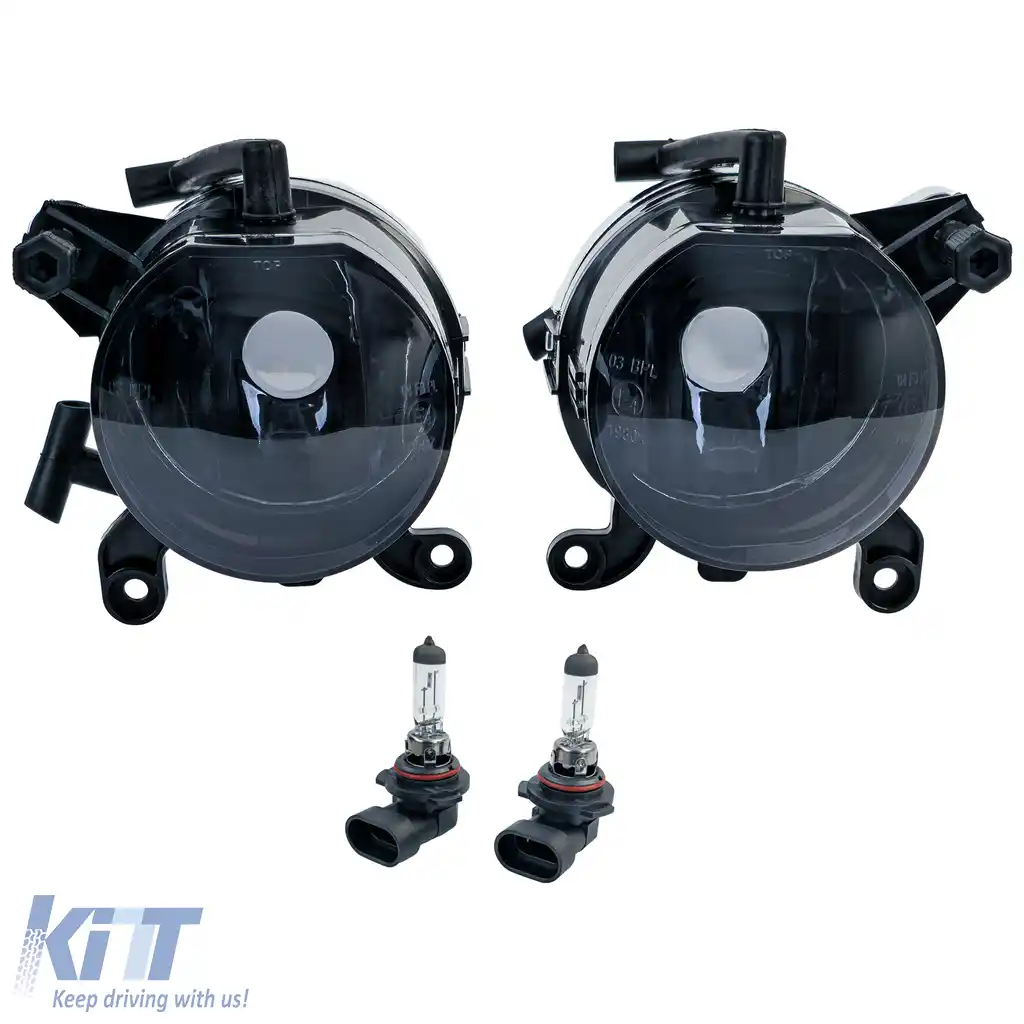 Set de Faruri de Ceată cu Sticlă Clară Fumurie pentru BMW Seria 3 E46 Coupe Cabriolet 99-03