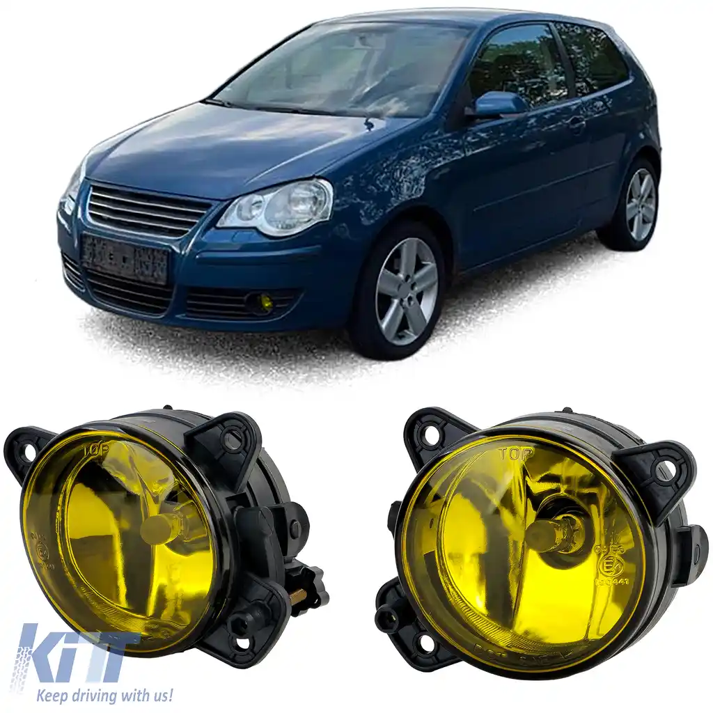 image-46-Set de Faruri de Ceata cu Sticlă Clară Galben pentru VW T5 Crafter Touareg 7L Polo 9N3