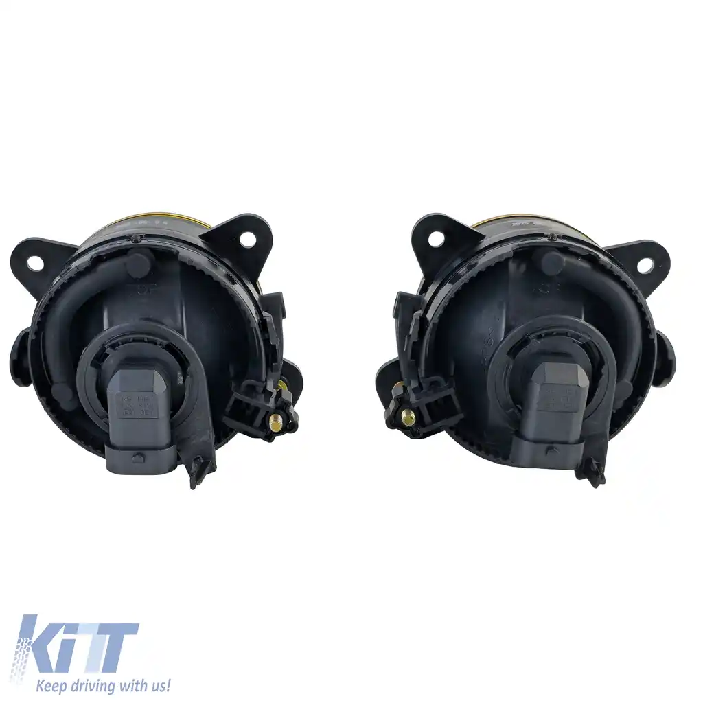 Set de Faruri de Ceata cu Sticlă Clară Galben pentru VW T5 Crafter Touareg 7L Polo 9N3-image-6210805