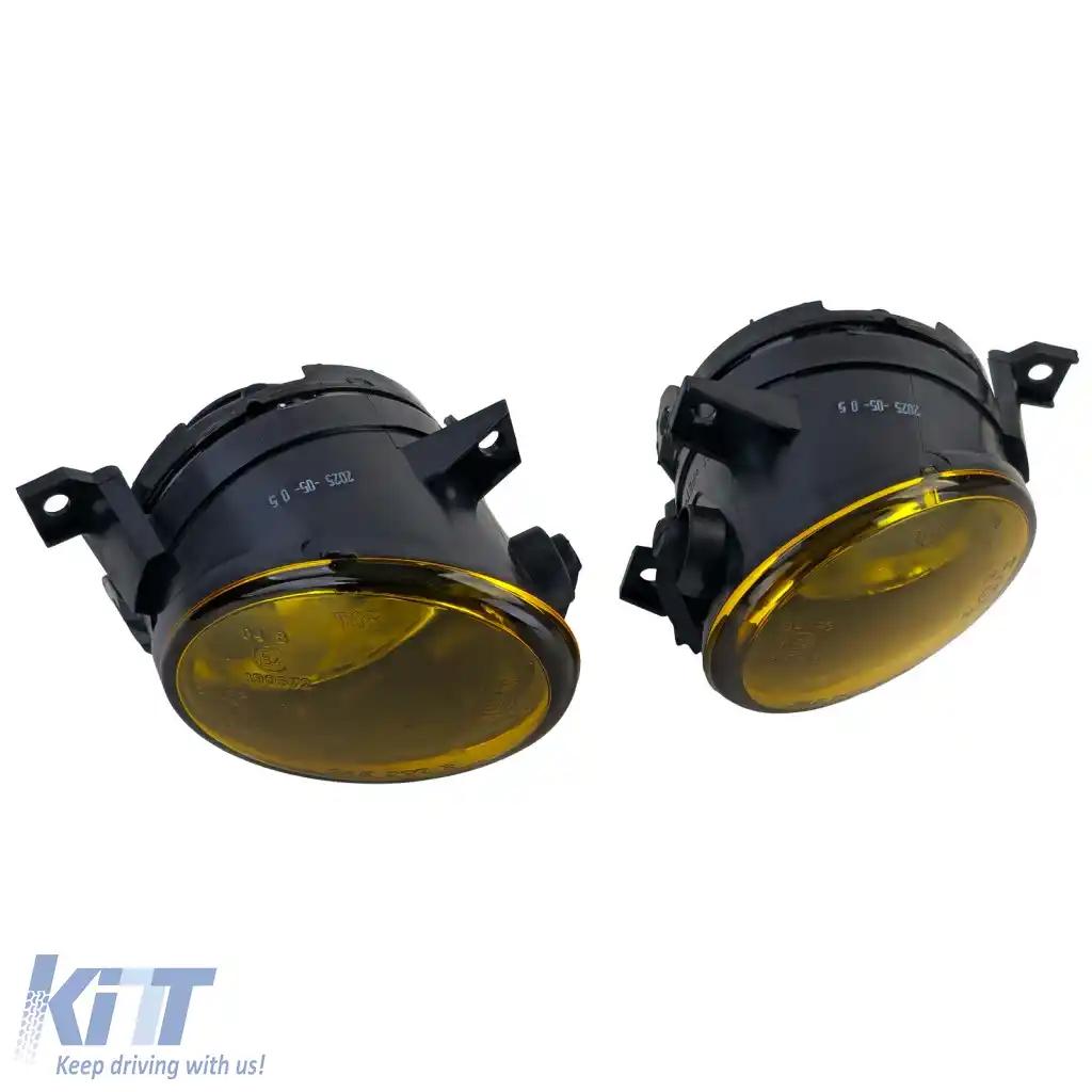 Set de Faruri de Ceata din Sticlă Clară Galbene, potrivit pentru VW Golf 5 GTI Scirocco Amarok Up-image-6276604