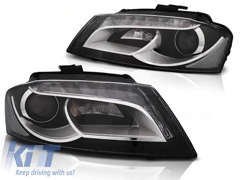image-16-Set de faruri de tuning cu lumini DRL reale, potrivit pentru Audi A3 8P 2008-2012 3D/5D, stânga și dreapta