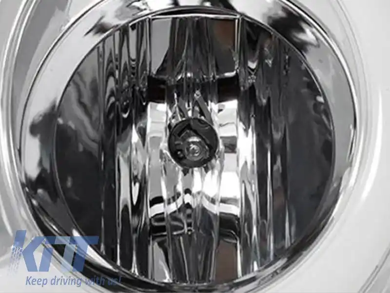 Set de faruri de tuning cu lumini LED potrivit pentru Jeep Grand Cherokee 2005-2008 cu bază cromată, stânga și dreapta-image-6152728