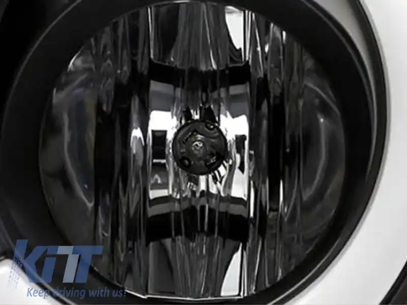 Set de faruri de tuning cu lumini LED potrivit pentru Jeep Grand Cherokee 2005-2008 cu bază cromată, stânga și dreapta-image-6152729