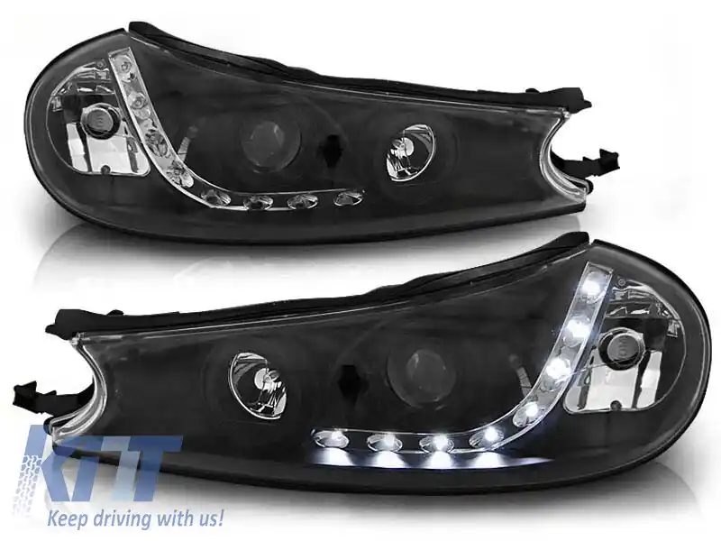 Set de faruri de tuning cu lumini LED potrivit pentru Ford MONDEO 10.1996-08.2000, stânga și dreapta