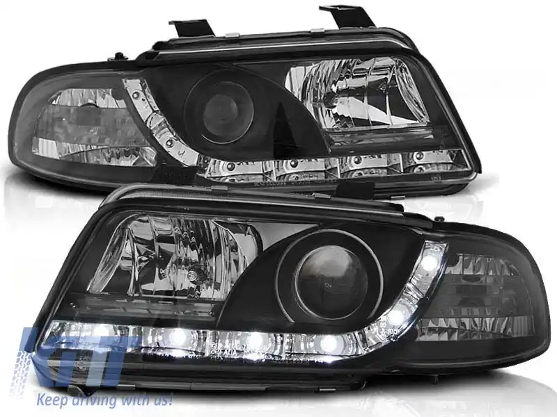 image-47-Set de faruri de tuning cu lumini LED potrivite pentru Audi A4 B5 11.1994-12.1998 sedan/combinate, stânga și dreapta