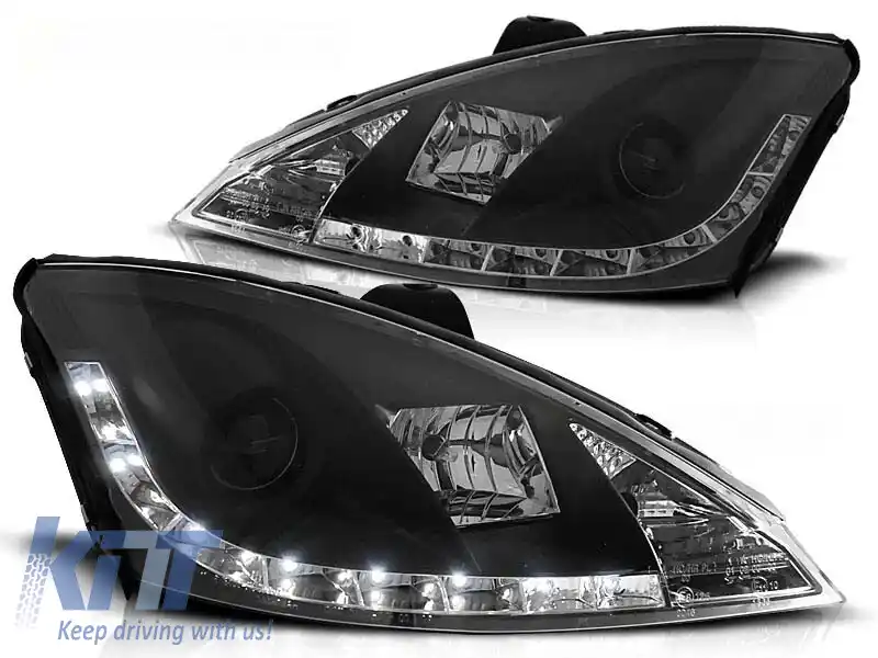 Set de faruri de tuning cu lumini LED potrivite pentru Ford FOCUS MK1 11.2001-10.2004, stânga și dreapta