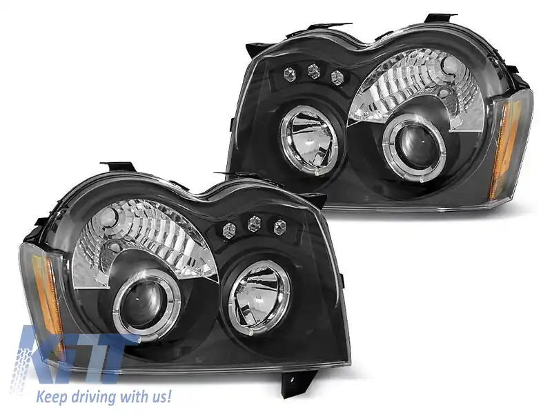 image-62-Set de faruri de tuning cu ochi de înger halogeni, potrivit pentru Chrysler JEEP GRAND CHEROKEE 2005-2008, stânga și dreapta