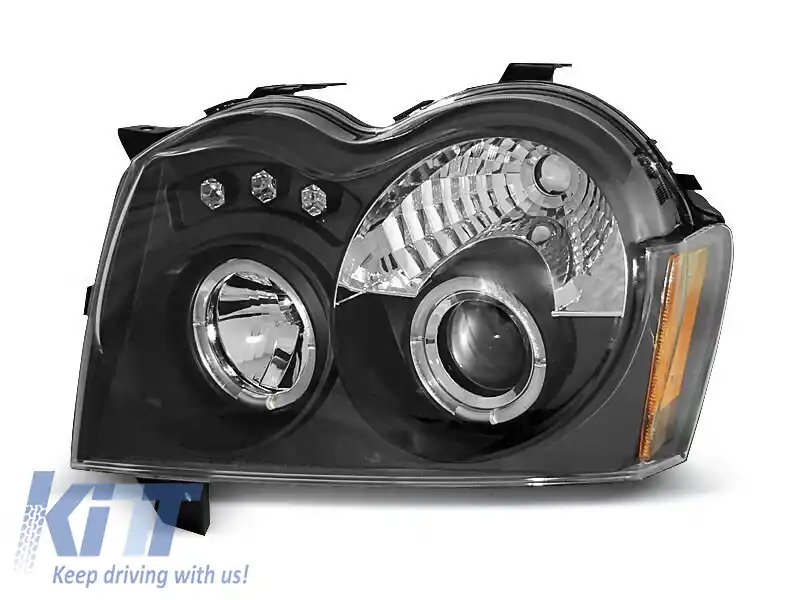 Set de faruri de tuning cu ochi de înger halogeni, potrivit pentru Chrysler JEEP GRAND CHEROKEE 2005-2008, stânga și dreapta-image-6152710