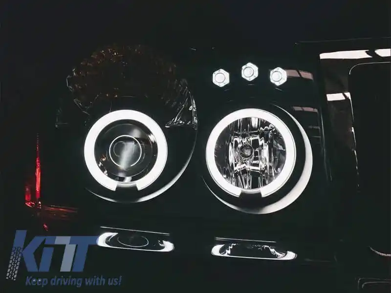 Set de faruri de tuning cu ochi de înger halogeni, potrivit pentru Chrysler JEEP GRAND CHEROKEE 2005-2008, stânga și dreapta-image-6152713