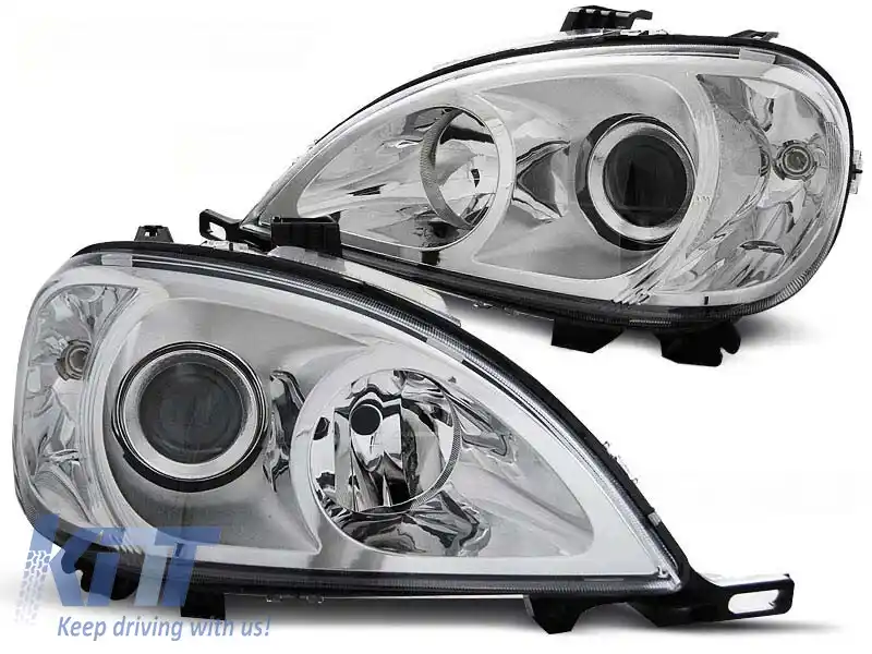 Set de faruri de tuning potrivit pentru MERCEDES W163 ML CLASA 03.1998-08.2001, stânga și dreapta