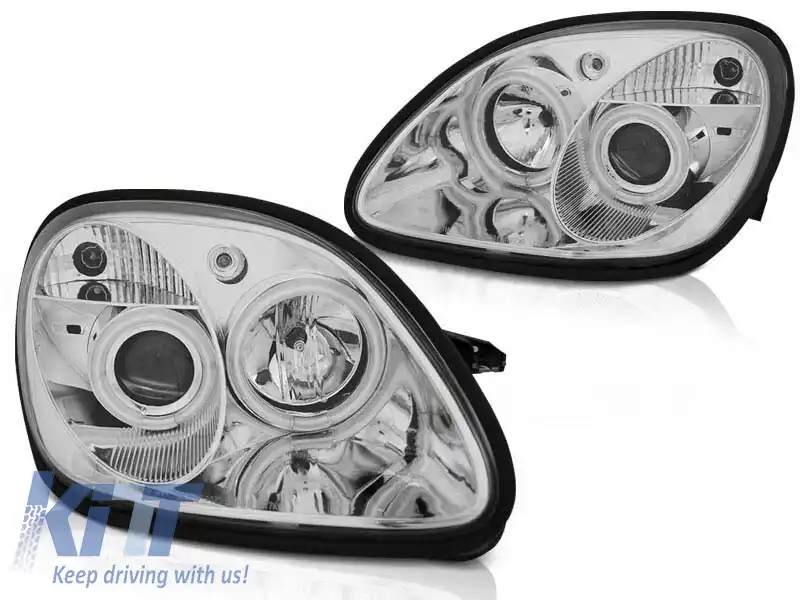 Set de faruri de tuning potrivit pentru MERCEDES R170 SLK 04.1996-2004, stânga și dreapta