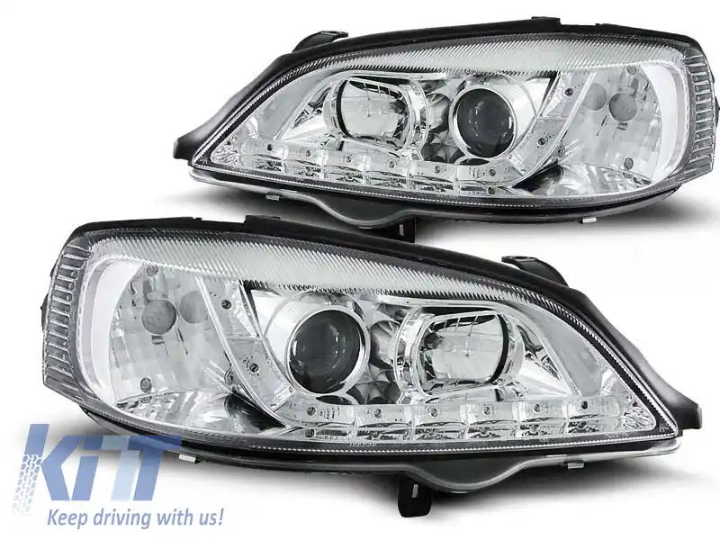 Set de faruri de tuning potrivit pentru OPEL ASTRA G 09.1997-02.2004, stânga și dreapta