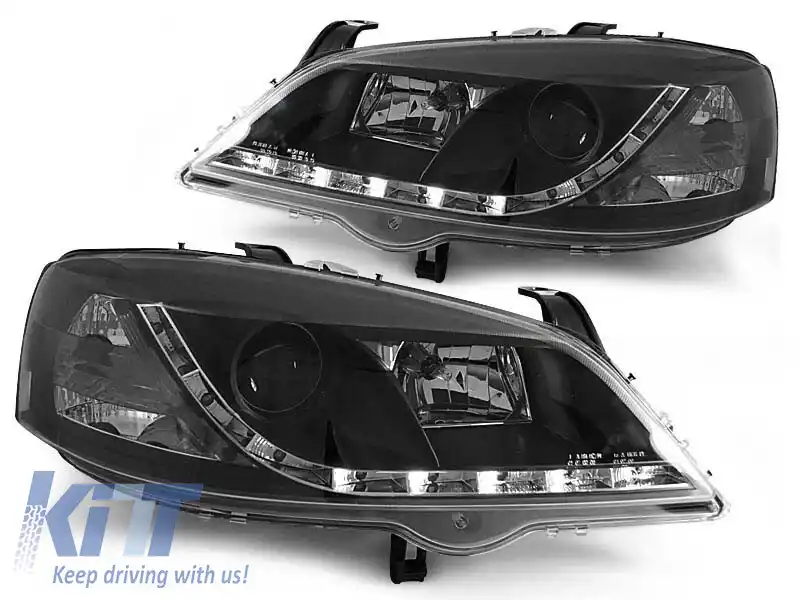 Set de faruri de tuning potrivit pentru OPEL ASTRA G 09.1997-02.2004, stânga și dreapta