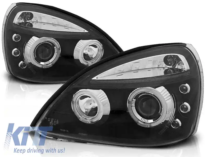 Set de faruri de tuning potrivit pentru RENAULT CLIO II 06.2001-09.2005, stânga și dreapta