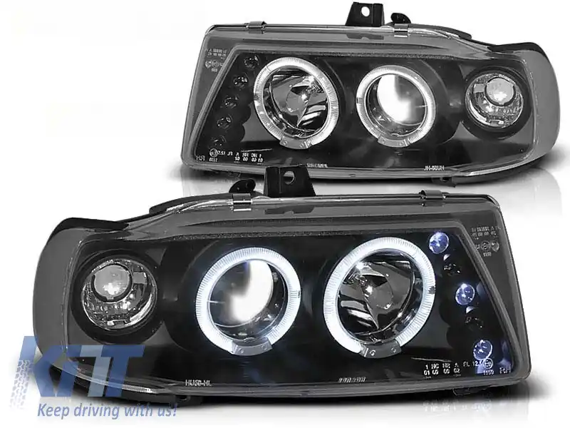 Set de faruri de tuning potrivit pentru Seat Ibiza, Cordoba, Volkswagen Polo 1993-1999, stânga și dreapta