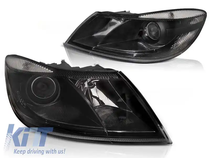 Set de faruri de tuning potrivit pentru SKODA OCTAVIA 2009-2012, stânga și dreapta