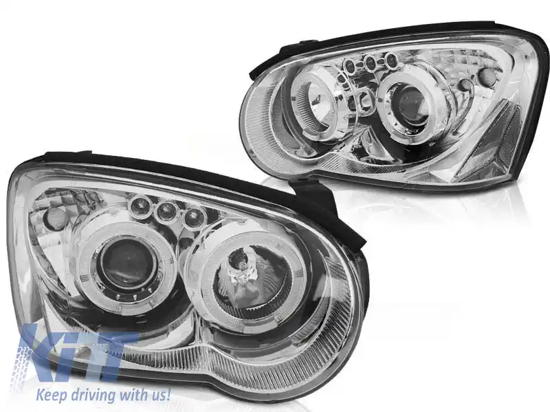 Set de faruri de tuning potrivit pentru SUBARU IMPREZA II GD 2003-2005, stânga și dreapta