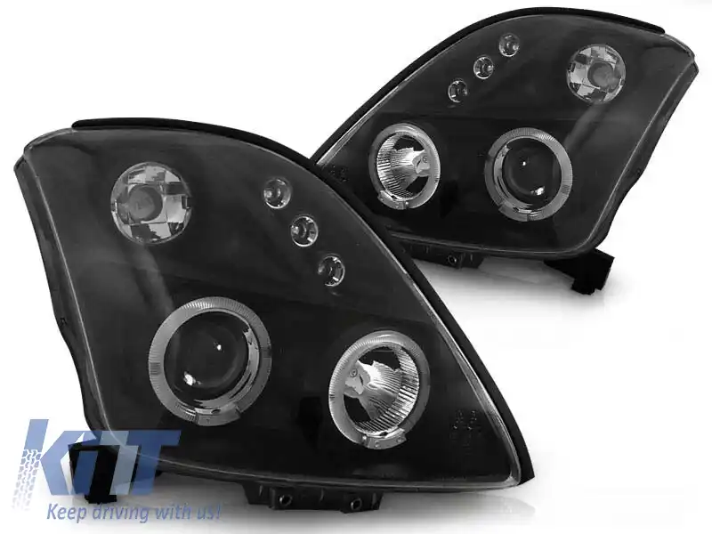 Set de faruri de tuning potrivit pentru SUZUKI SWIFT 05.2005-2010, stânga și dreapta