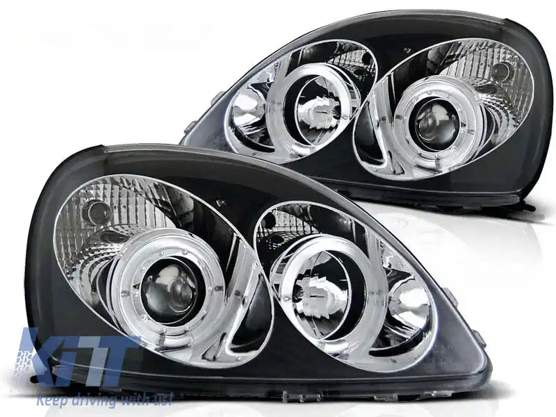 Set de faruri de tuning potrivit pentru TOYOTA YARIS 04.1999-09.2003, stânga și dreapta