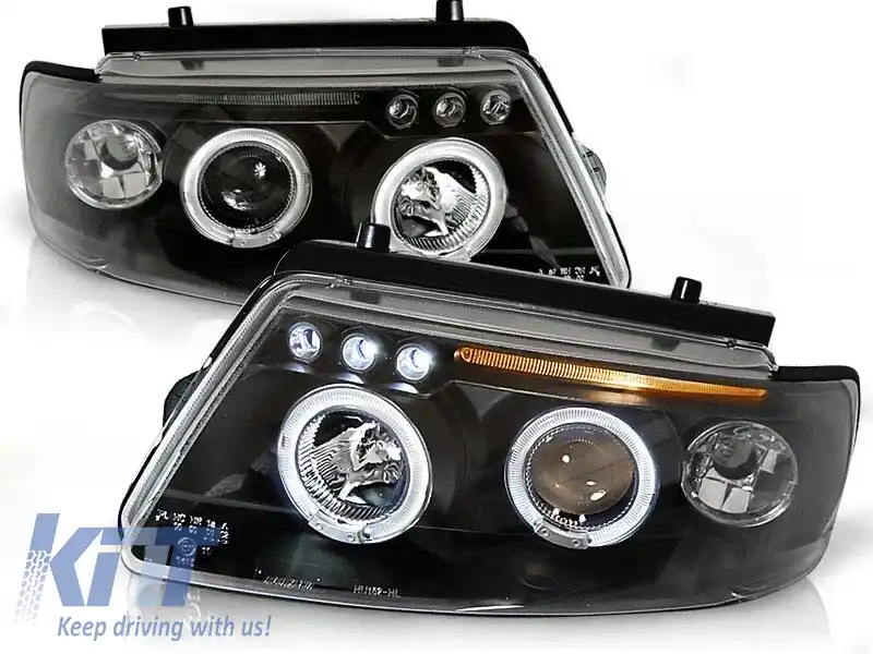 Set de faruri de tuning potrivit pentru VW PASSAT B5 3B 11.1996-08.2000, stânga și dreapta