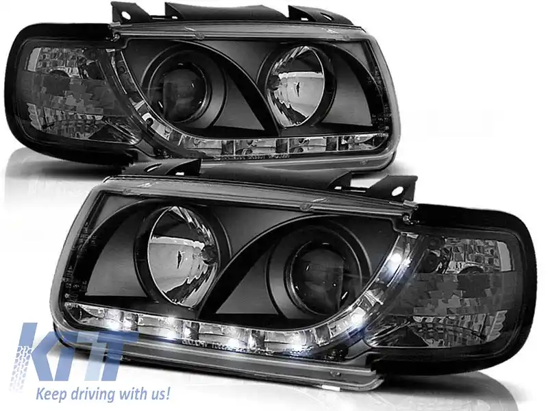 Set de faruri de tuning potrivit pentru VW POLO 6N 10.1994-09.1999 HATCHBACK, stânga și dreapta