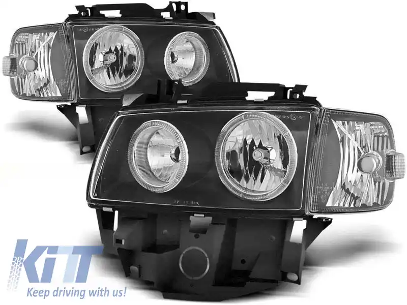 Set de faruri de tuning potrivit pentru VW T4 08.1996-03.2003, stânga și dreapta