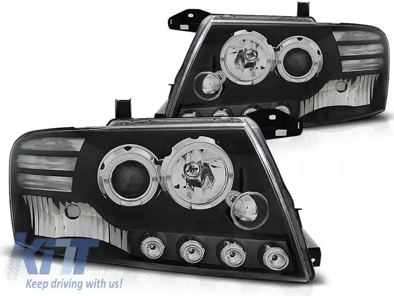 Set de faruri de tuning potrivit pentru MITSUBISHI PAJERO V60 2001-2006, stânga și dreapta