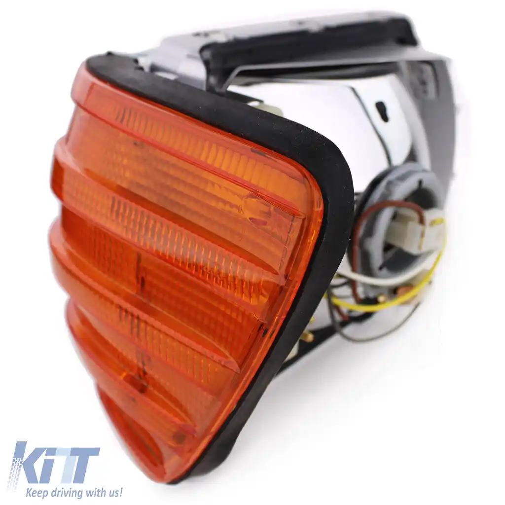 Set de faruri fără LWR 6 pini dreapta + stânga, potrivit pentru Mercedes SL R107 SLC C107-image-6202131