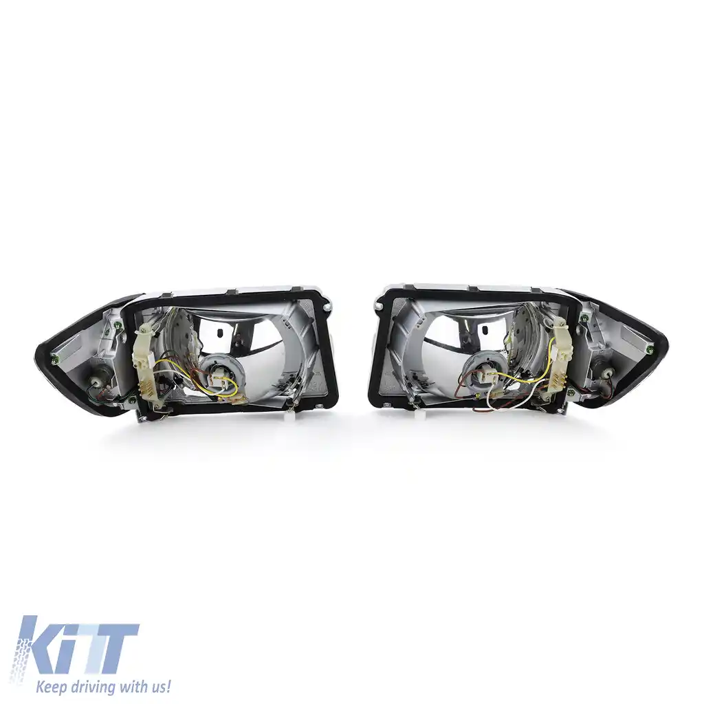 Set de faruri fără LWR cu 6 pini și semnalizatoare albe, potrivit pentru Mercedes SL R107 SLC C107-image-6191258