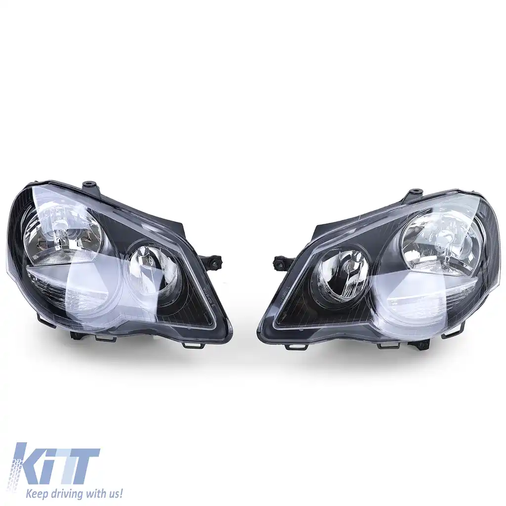 Set de faruri GTI Cup Dreapta Stanga potrivit pentru VW Polo 9N3 2005-2009-image-6194637