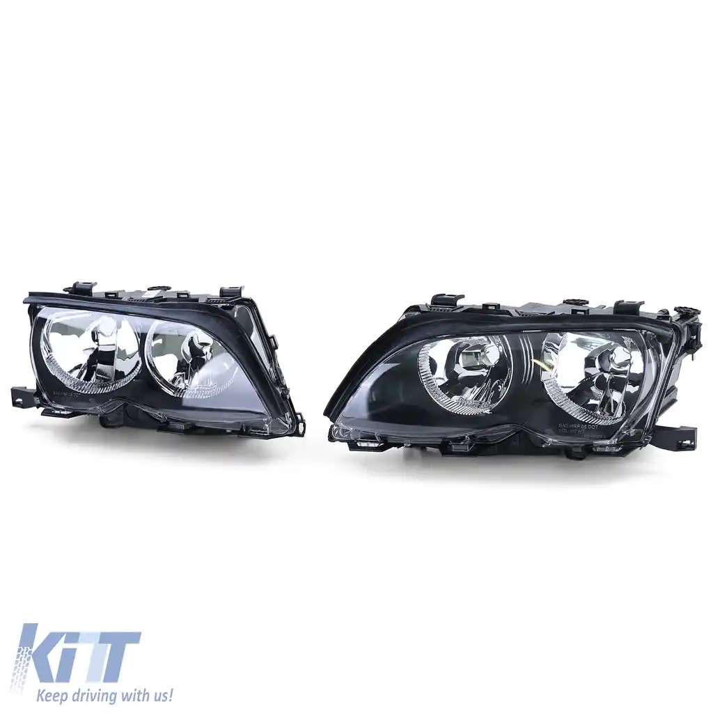 Set de faruri H7 incl. motoare de ajustare, potrivit pentru BMW Seria 3 E46 Sedan Touring 01-05-image-6190729