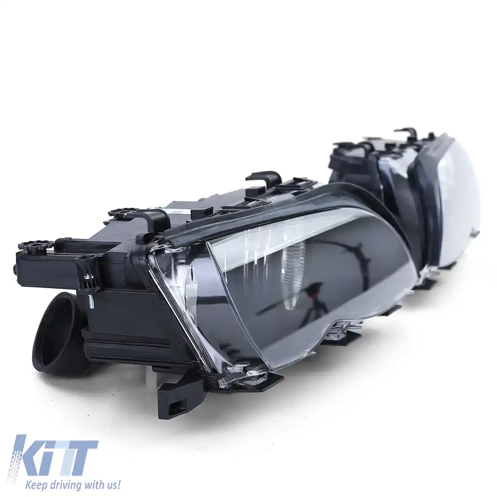 Set de faruri H7 incl. motoare de ajustare, potrivit pentru BMW Seria 3 E46 Sedan Touring 01-05-image-6190731