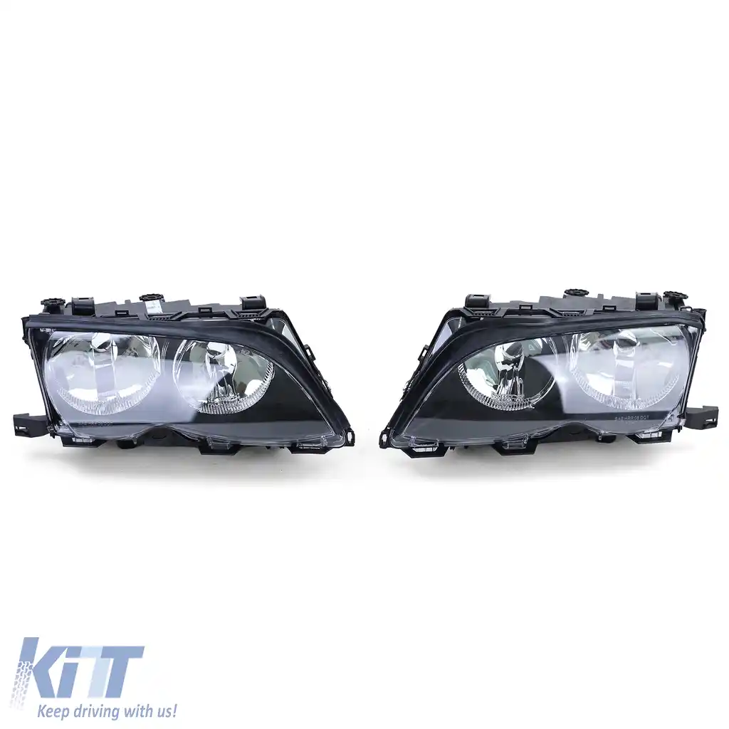 Set de faruri H7 incl. motoare de ajustare, potrivit pentru BMW Seria 3 E46 Sedan Touring 01-05-image-6190732