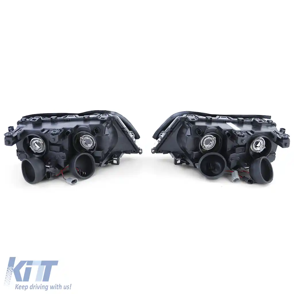 Set de faruri H7 incl. motoare de ajustare, potrivit pentru BMW Seria 3 E46 Sedan Touring 01-05-image-6190733