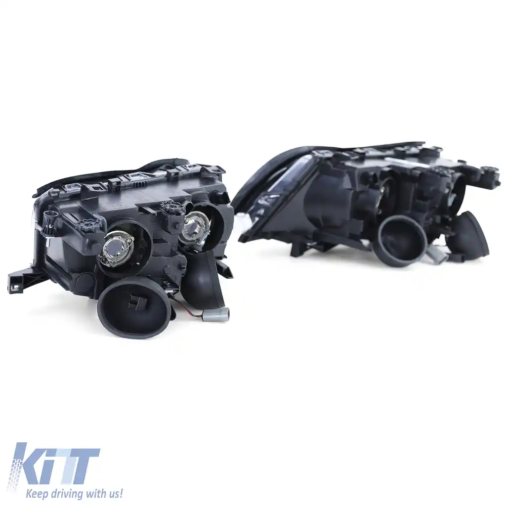 Set de faruri H7 incl. motoare de ajustare, potrivit pentru BMW Seria 3 E46 Sedan Touring 01-05-image-6190734