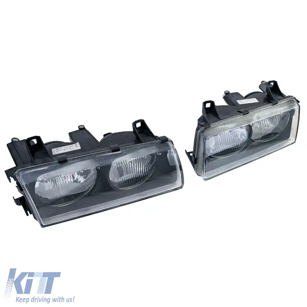 Set de faruri HELLA 1AJ007143-091 1AJ007143-101 potrivit pentru BMW E36 Compact 1993-2000-image-6205745
