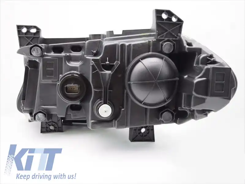 Set de faruri LED de tuning potrivit pentru Dodge Charger 2014-2023 cu bază neagră, pentru modelul cu lumini DRL de fabrică, stânga și dreapta-image-6238369