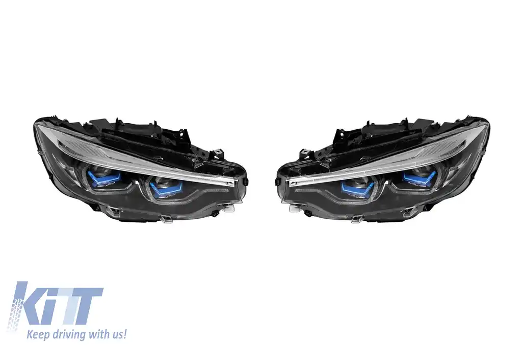 Set de faruri LED High Version potrivit pentru BMW Seria 4 F32, F33, F36 2017-2019 pentru modelele cu faruri LED din fabrică-image-6150375
