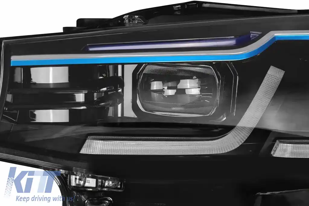 Set de faruri LED potrivit pentru BMW X3 F25 2013-2016 pentru modelul echipat cu faruri xenon-image-6149653