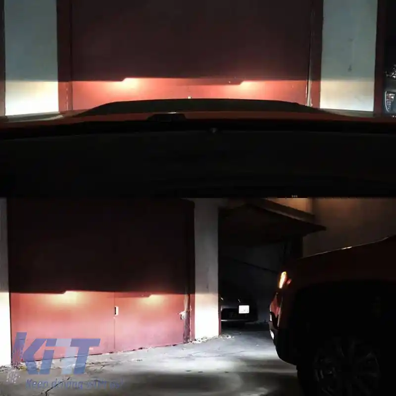 Set de Faruri Potrivit pentru Jeep Renegade 2014+ Lămpi Tub DRL Negre H7 Manual Akkon-image-6317452