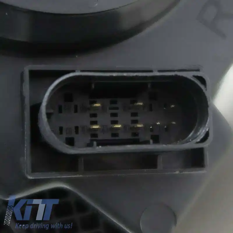 Set de Faruri Potrivit pentru Mercedes-Benz Vito W447 14+ Tub Led DRL & Semnal Led Dinamic Negru cu Motor Carner-image-6290001