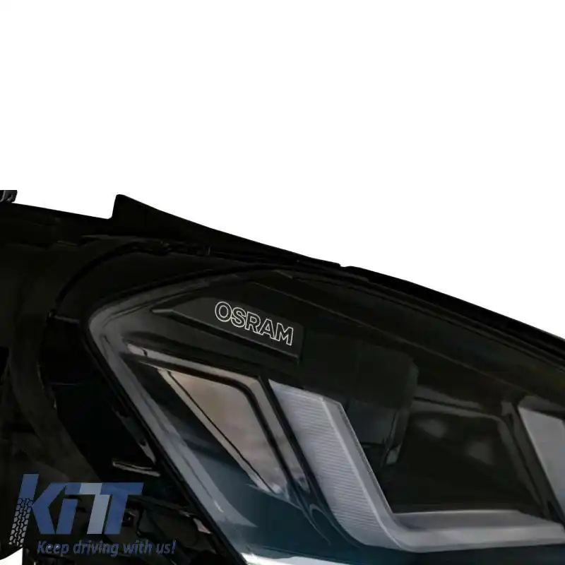 Set de faruri potrivit pentru VW Golf VII (7) 12-17 DRL Full Led Versiune Halogen Negru/Chrome LEDHL103-CM Osram Ledriving-image-6289916