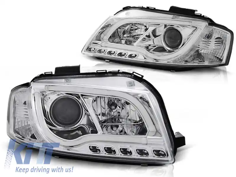 image-79-Set de faruri tuning cu lumini LED potrivit pentru Audi A3 8P 05.2003-03.2008 3D/5D, stânga și dreapta