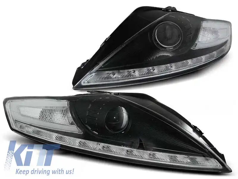 Set de faruri tuning cu lumini LED potrivit pentru Ford MONDEO 07.2007-11.2010, stânga și dreapta