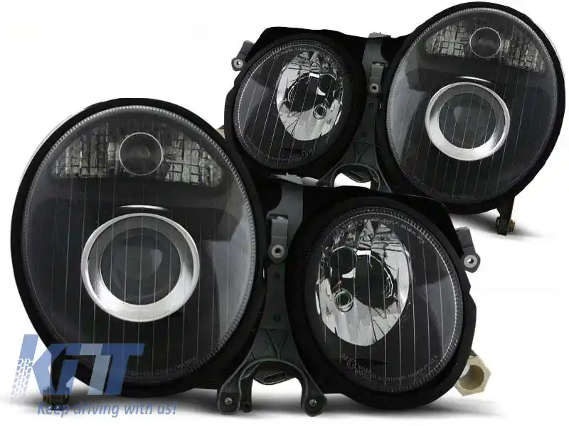 Set de faruri tuning potrivit pentru MERCEDES W210 E-CLASS 06.1999-2002, stânga și dreapta