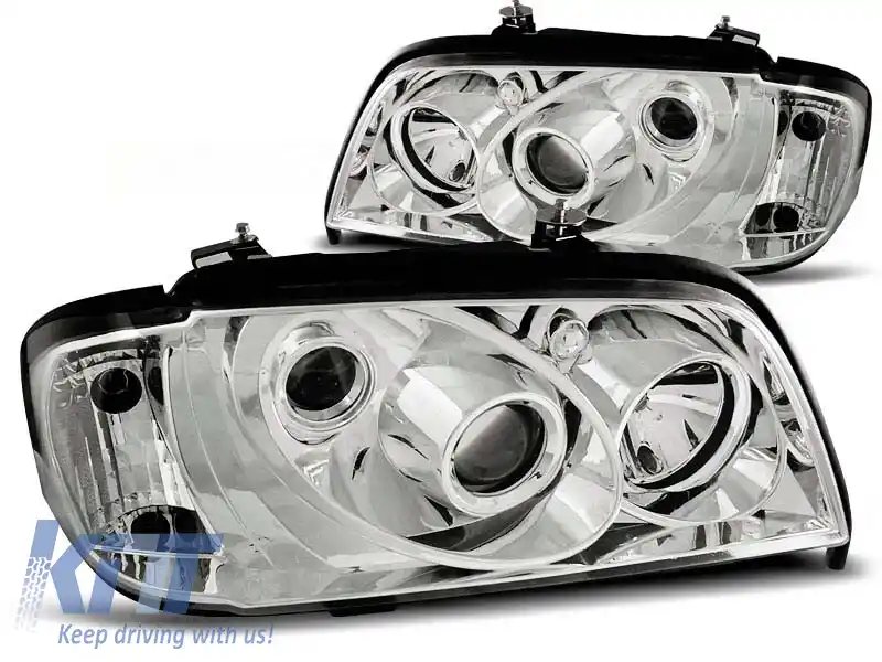 Set de faruri tuning potrivit pentru MERCEDES W202 C-KLASA 06.1993-06.2000, stânga și dreapta